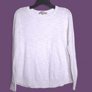 Classic White Long Sleeve Top